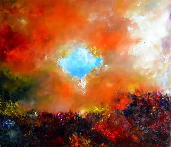 Adam Piotr Rutkowski - Z cyklu kosmiczne płótna -P7