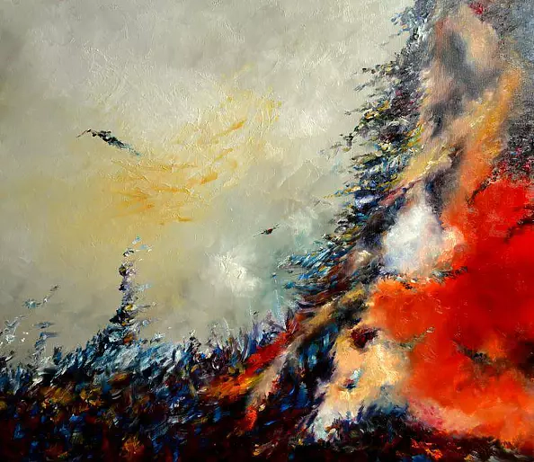 Adam Piotr Rutkowski - Z cyklu kosmiczne płótna -P8