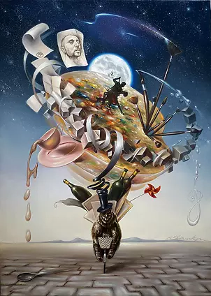 Dariusz Ślusarsky - From the series great journey of the artist