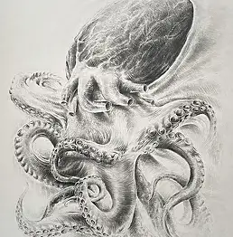 Wiesław Teofilak, Du fond du cœur, Crayon - carton/carton rigide, 50 x 70