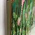 Jolanta Madej, From Monet's Garden, Oil painting - canvas, 100 x 40
