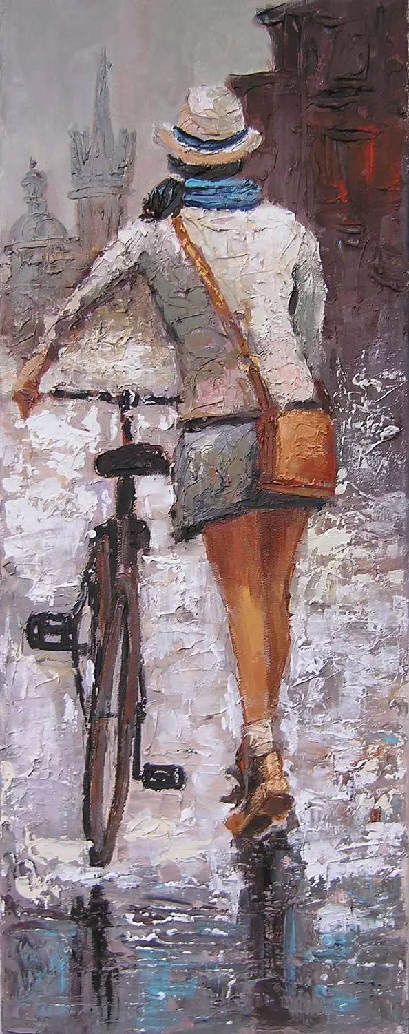 Marlena Łozińska - Z rowerem