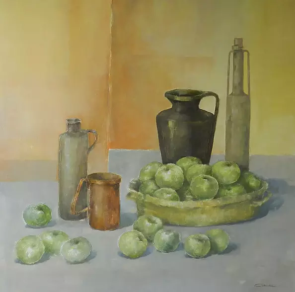 Anna Cichocka - With orchard Sergius