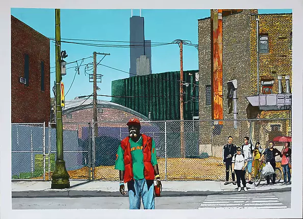 Krzysztof Kiwerski - From the Chicago Postcard series 02