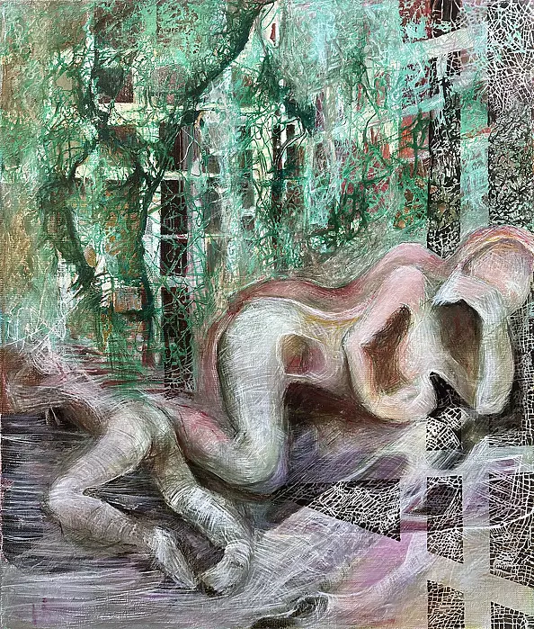 Anna Lupa Suchy - With a tube of paint