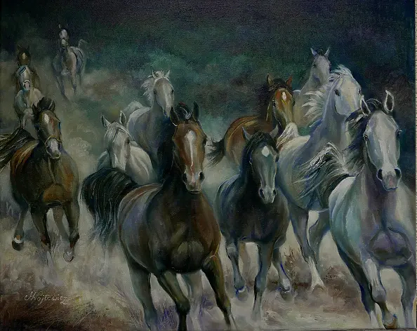 Małgorzata Wójtowicz Cichoń - With the wind