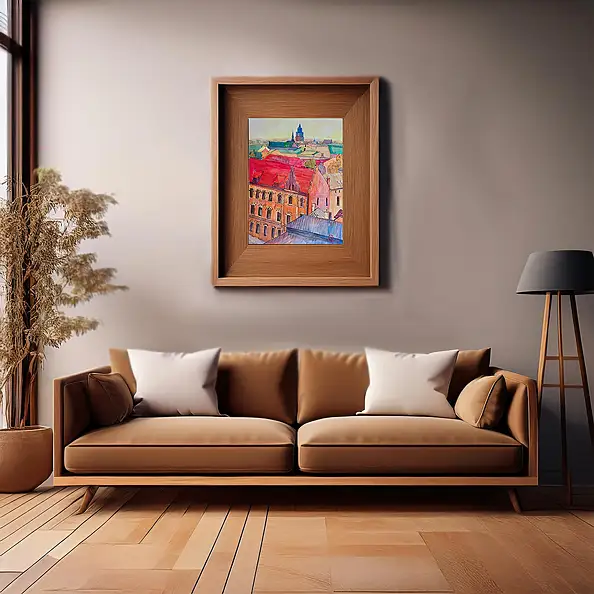 Anastasiia Kurkova - With a view of Wawel Castle