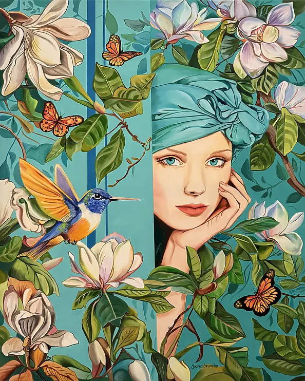 Joanna Szumska - Behind the turquoise curtain