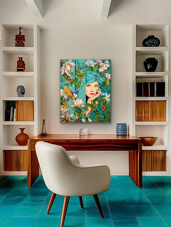 Joanna Szumska - Behind the turquoise curtain