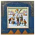 Dariusz Miliński, Divertimento sulla neve, Quadro a olio - tela, 30 x 30