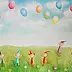 Małgorzata Piasecka Kozdęba - Zabawa z kolorowymi balonikami