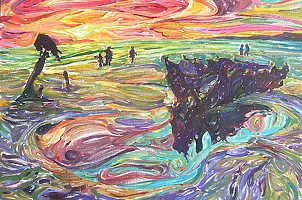 Anatoliy Rudnytskyy - Sunset on the Atlantic - 2009