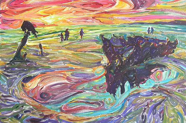 Anatoliy Rudnytskyy - Sunset on the Atlantic - 2009