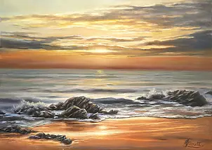 Lidia Olbrycht - Sunset by the sea
