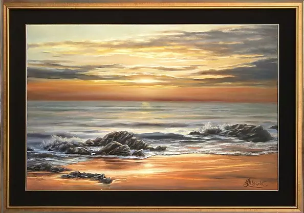 Lidia Olbrycht - Zachód Słońca nad Morzem