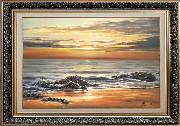 Lidia Olbrycht - Zachód Słońca nad Morzem