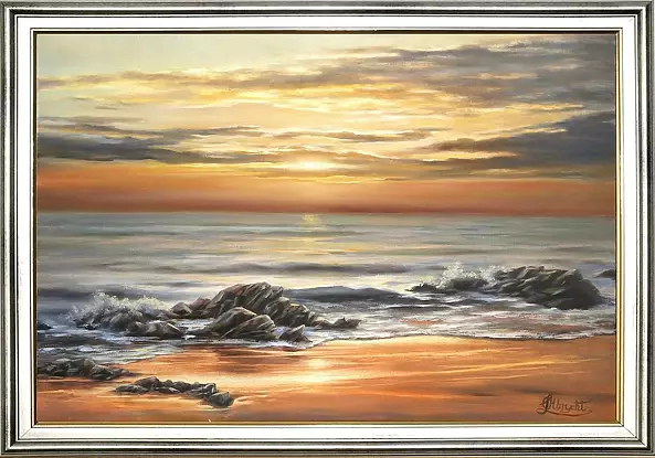 Lidia Olbrycht - Zachód Słońca nad Morzem