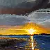 Robert Berlin - Sonnenuntergang auf dem See