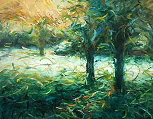 Cyprian Nocoń - West over the forest