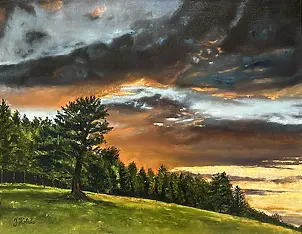 Justyna Kotula - „Zachód nad polaną”