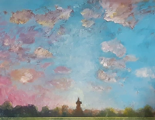 Tadeusz Jurga - Zachód słońca nad Doliną