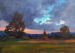 Krzysztof Michalski - Zachód słońca nad Janowcem