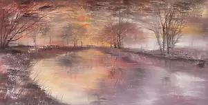 Mariola Świgulska - Sunset over the backwaters