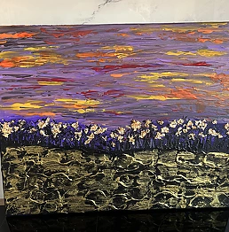 Karolina Rakowska - Sunset over a golden glade