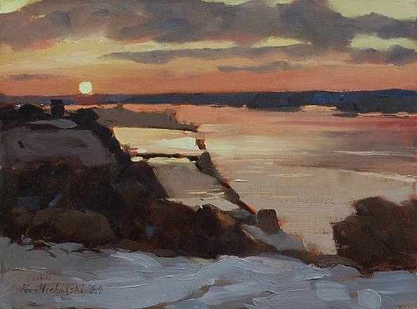 Krzysztof Michalski - Sunset in Mięćmierz
