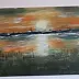 Małgorzata Kłapsa - Zachód słońca w Nieliszu