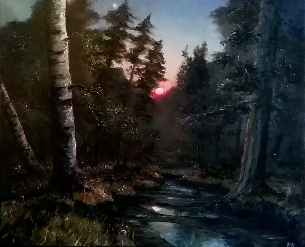 Paweł Kosior - Sunset in the forest