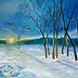 Jadwiga Rudnicka - Zachód słońca w zimie