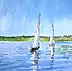 Zdzisław Rutkowski - Sails on Lake Necko - Augustów