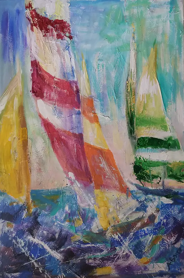 Anna Borcz - Striped sails