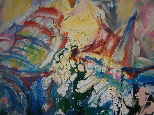 Anna Borcz - Sailing ship on the waves