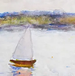 Tadeusz Dominik - Sail boat