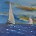 Maria Sularz - Sailboats II
