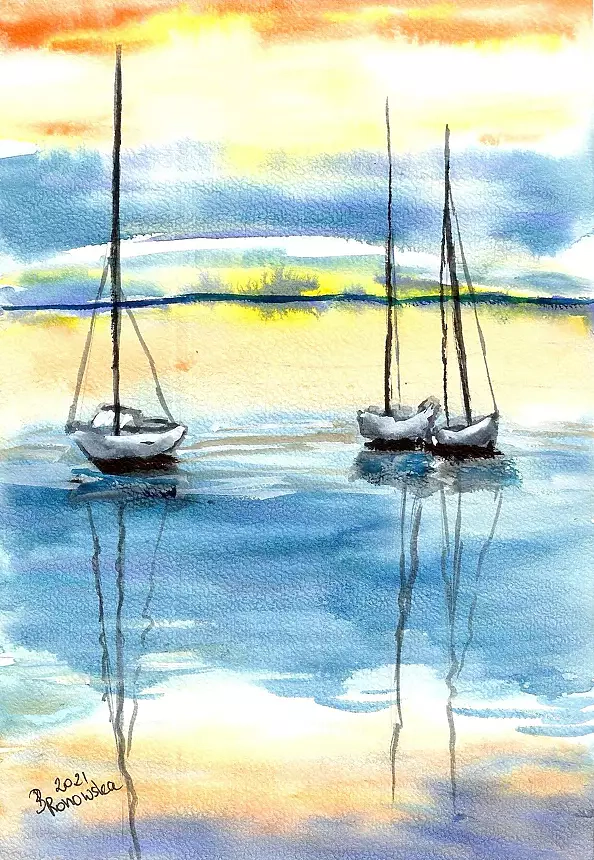 Bożena Ronowska - Sailboats