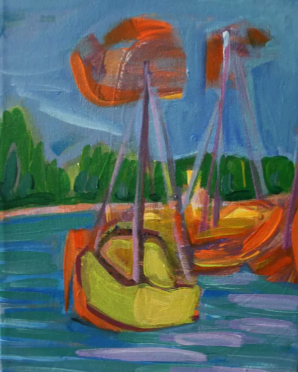 Mariola Paulina Żylińska Jestadt - Sailboats