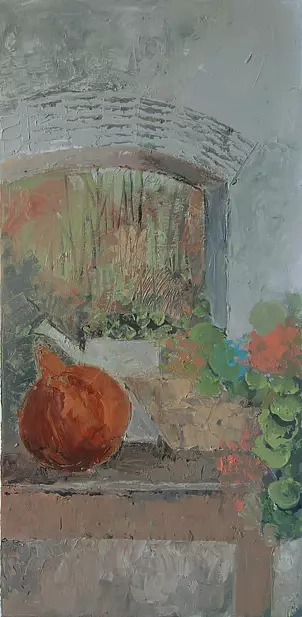   - Corner with pumpkin