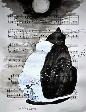 Adriana Laube - cats in Love