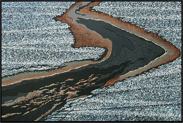 Marek Chomczyk, Plier, Peinture acrylique - toile, 180 x 120