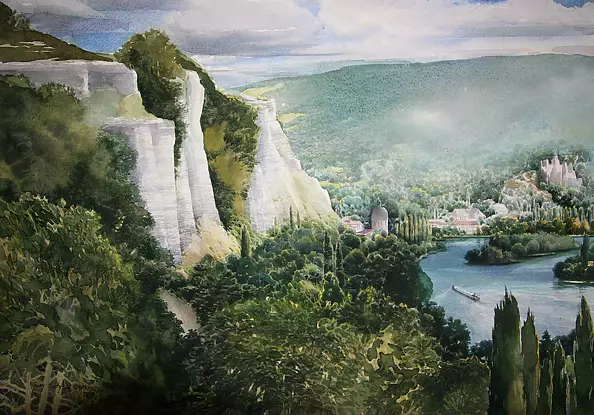 Jerzy Martynów - Zakole rzeki Sekwany