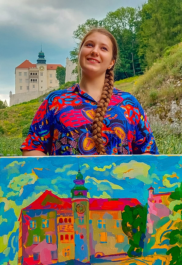 Anastasiia Kurkova - Pieskowa Skała Castle