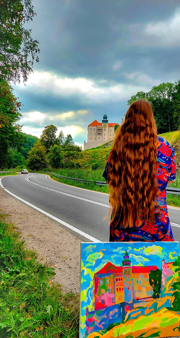 Anastasiia Kurkova - Pieskowa Skała Castle