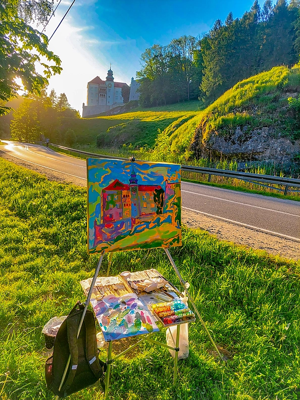 Anastasiia Kurkova - Pieskowa Skała Castle