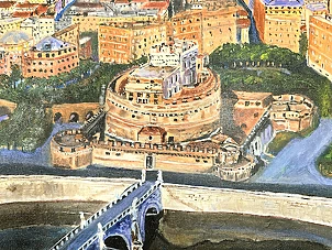 Krystyna Mościszko - Castel Sant'Angelo Rome