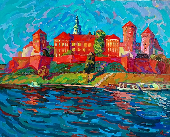Anastasiia Kurkova - Wawel Castle