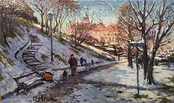 Piotr Mruk - Royal Castle in Warsaw. View from Mariensztat.