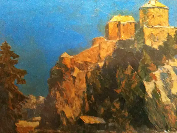 Marek Kubski - The castle on the hill technique Compound